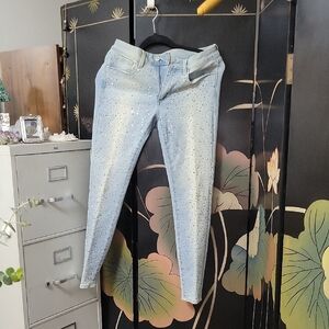 Bebe Rhinestone Skinny Jeans Size 28